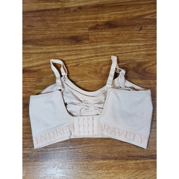 Kindred Bravely Medium Busty Bra Peach Sublime Hands Free Pumping Nursing - Picture 2 of 3